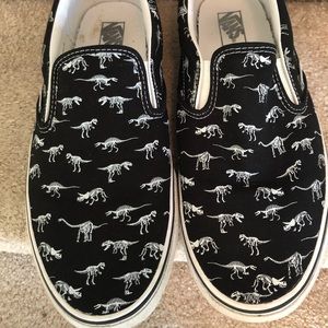 Men’s Van’s dinosaur slip on’s size 11